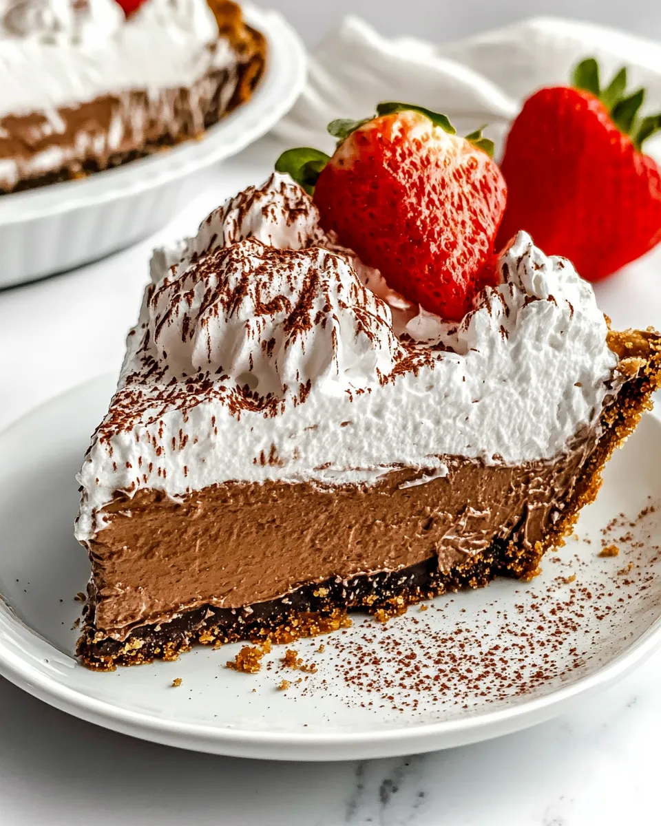 Easy French Silk Pie recipe photo