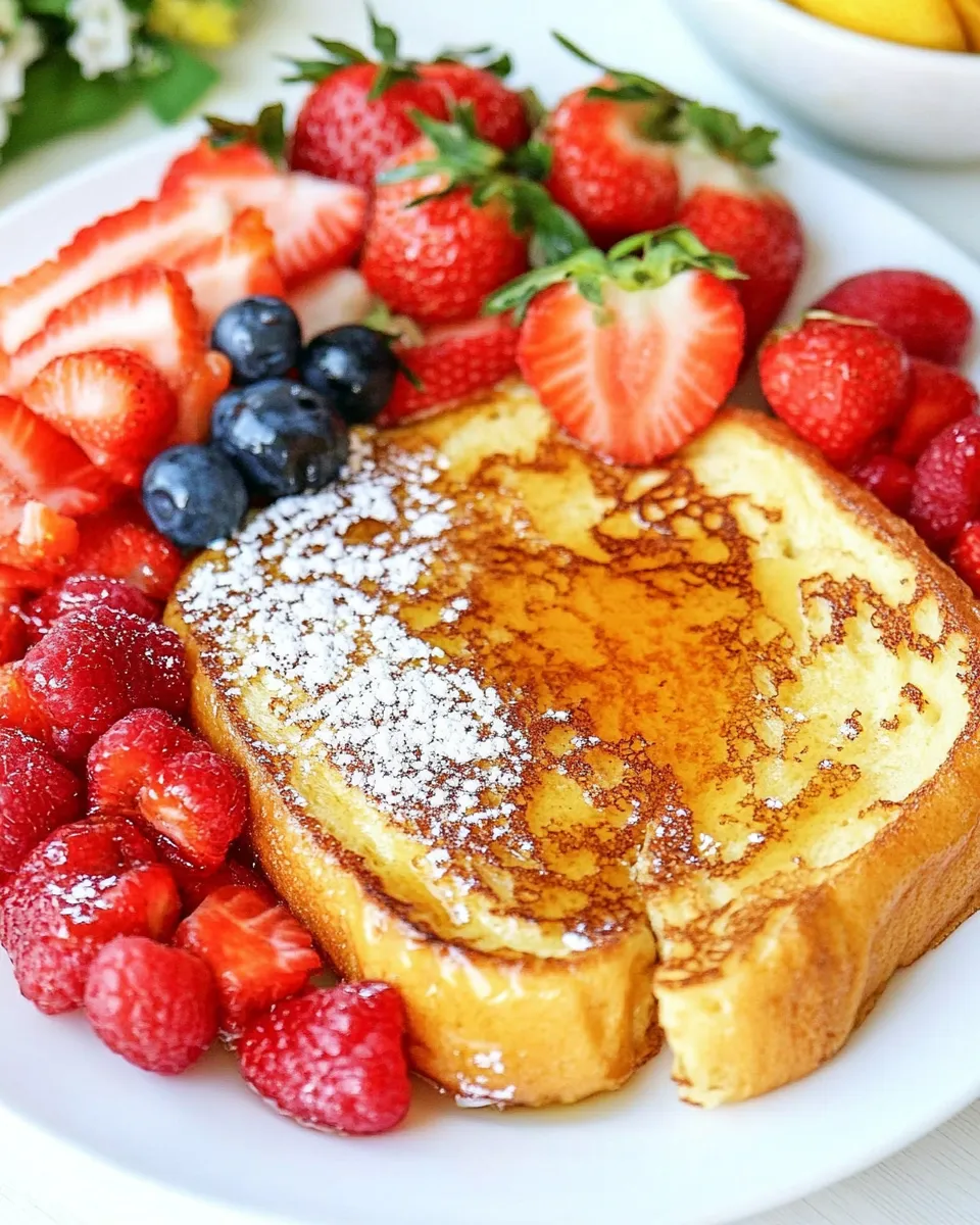 Easy French Toast plate image