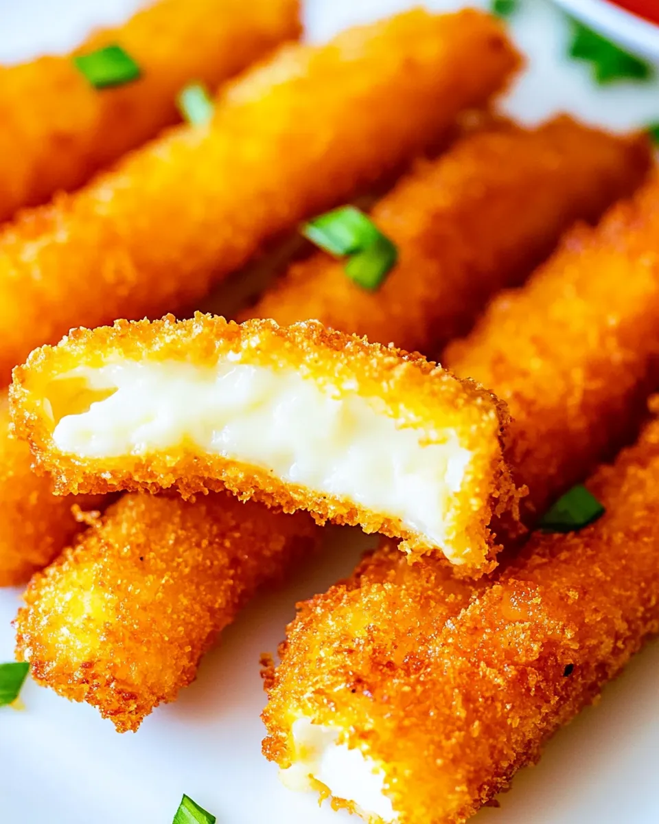 Delicious Fried Mozzarella Cheese Sticks dish photo