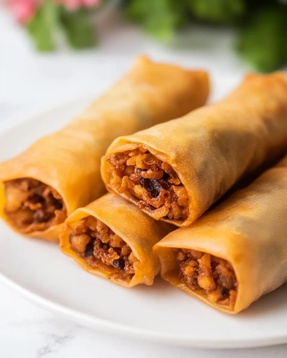 Homemade Fried Popiah photo