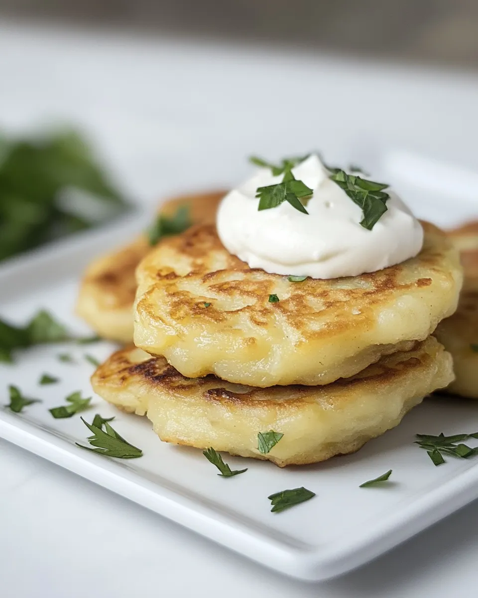 delicious Fried Potato Cakes dish photo