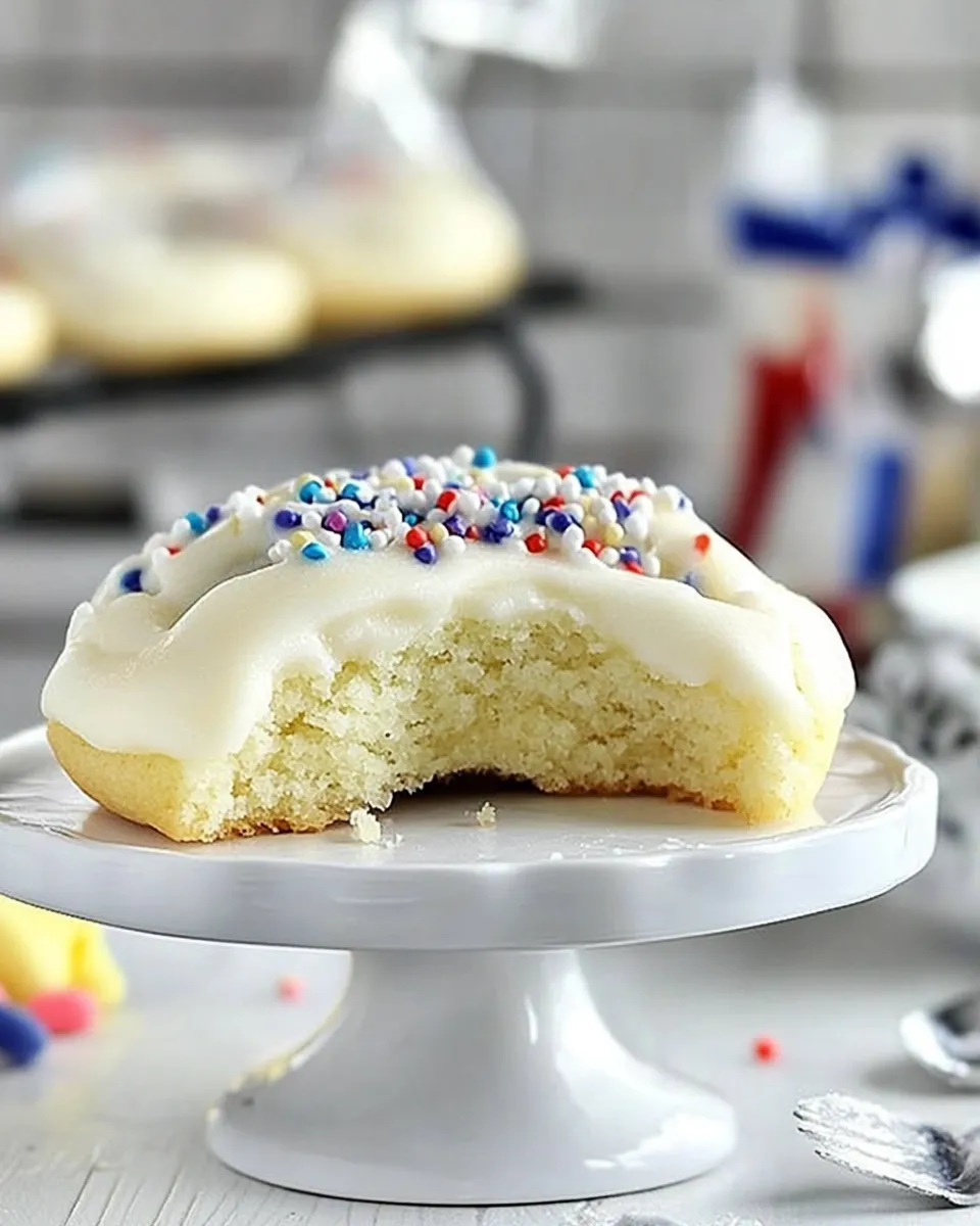 Classic Frosted Soft Sugar Cookie Recipe image