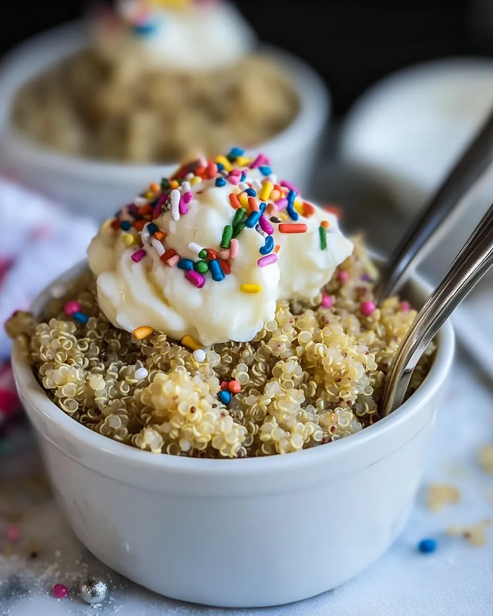 Homemade Funfetti Breakfast Quinoa photo
