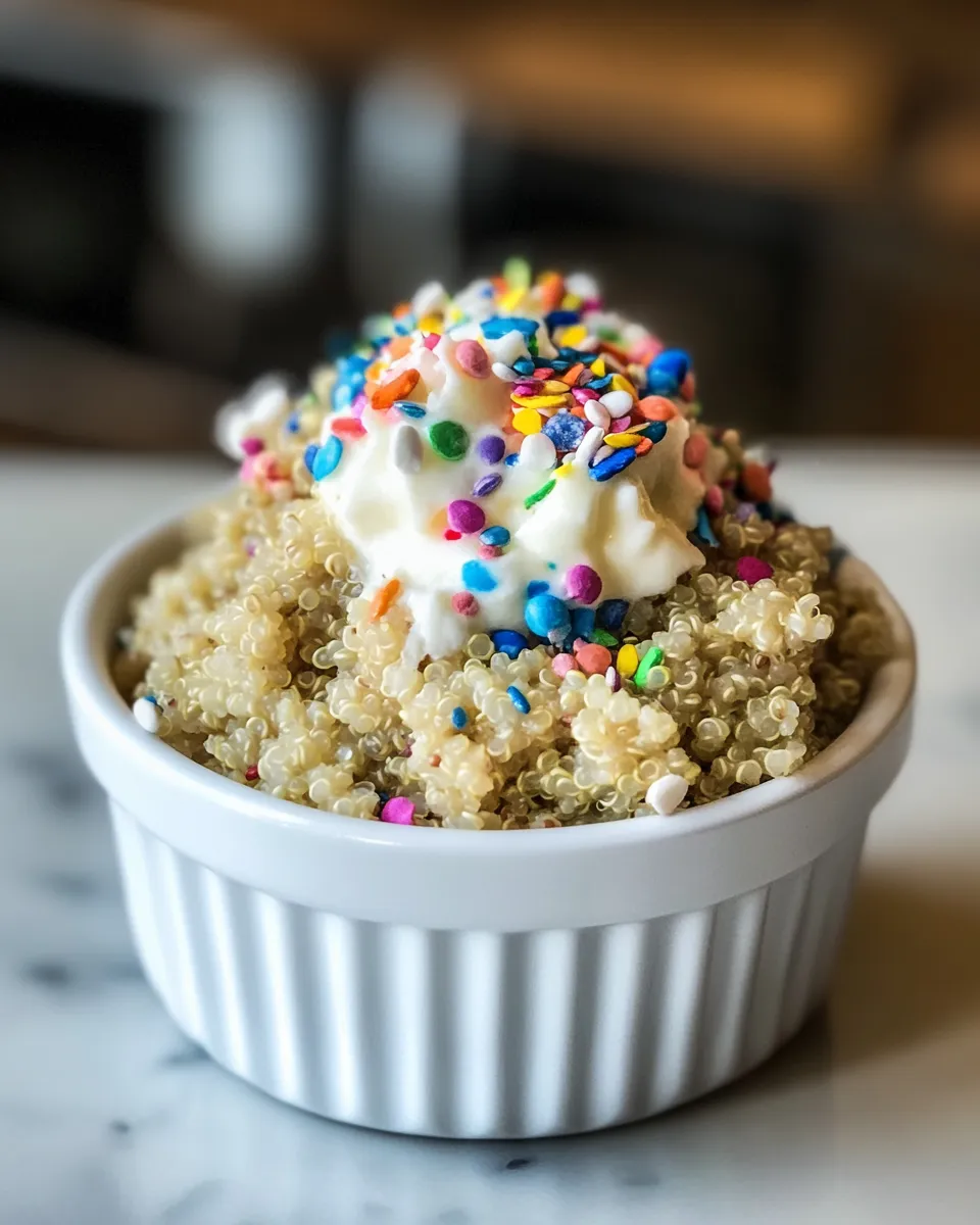 Easy Funfetti Breakfast Quinoa picture