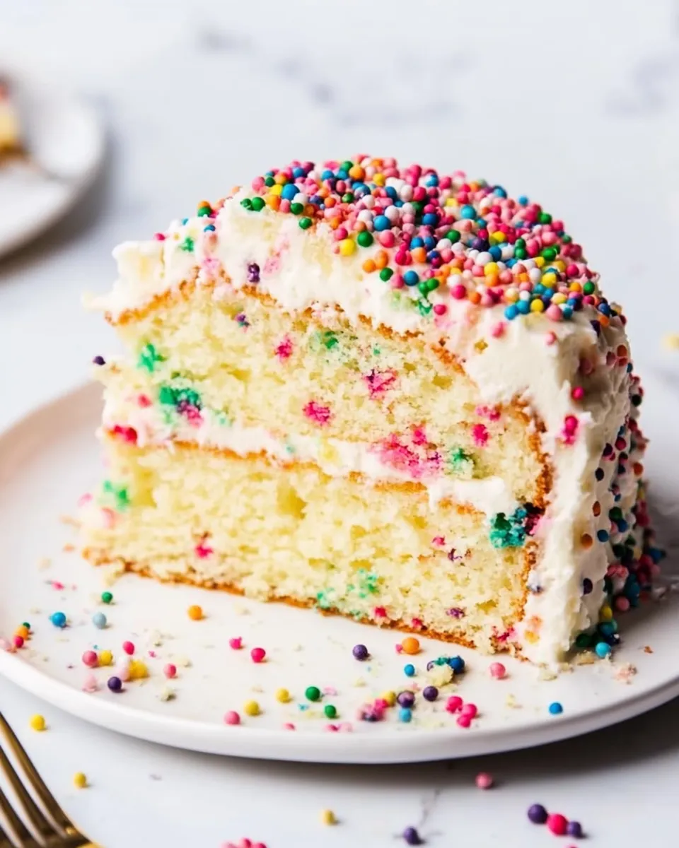 Homemade Funfetti Cake Recipe photo