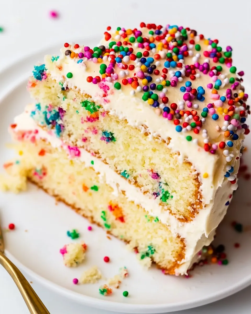 Classic Funfetti Cake Recipe image