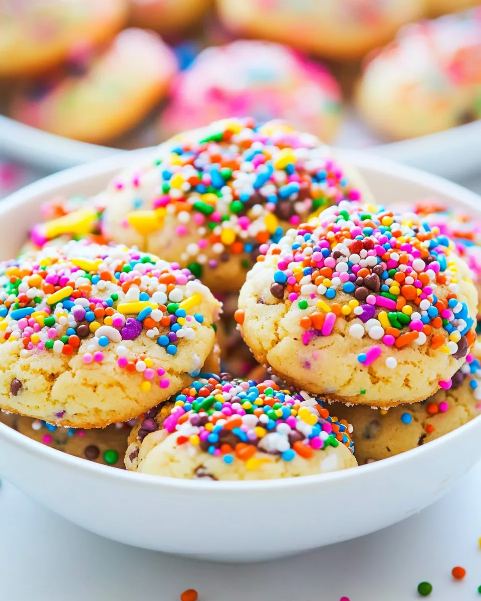 Classic Funfetti Protein Cookies Recipe image