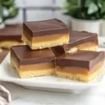 Homemade Ganache Topped Caramel Bars photo
