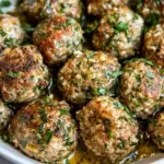 Homemade Garlic Butter Meatballs photo