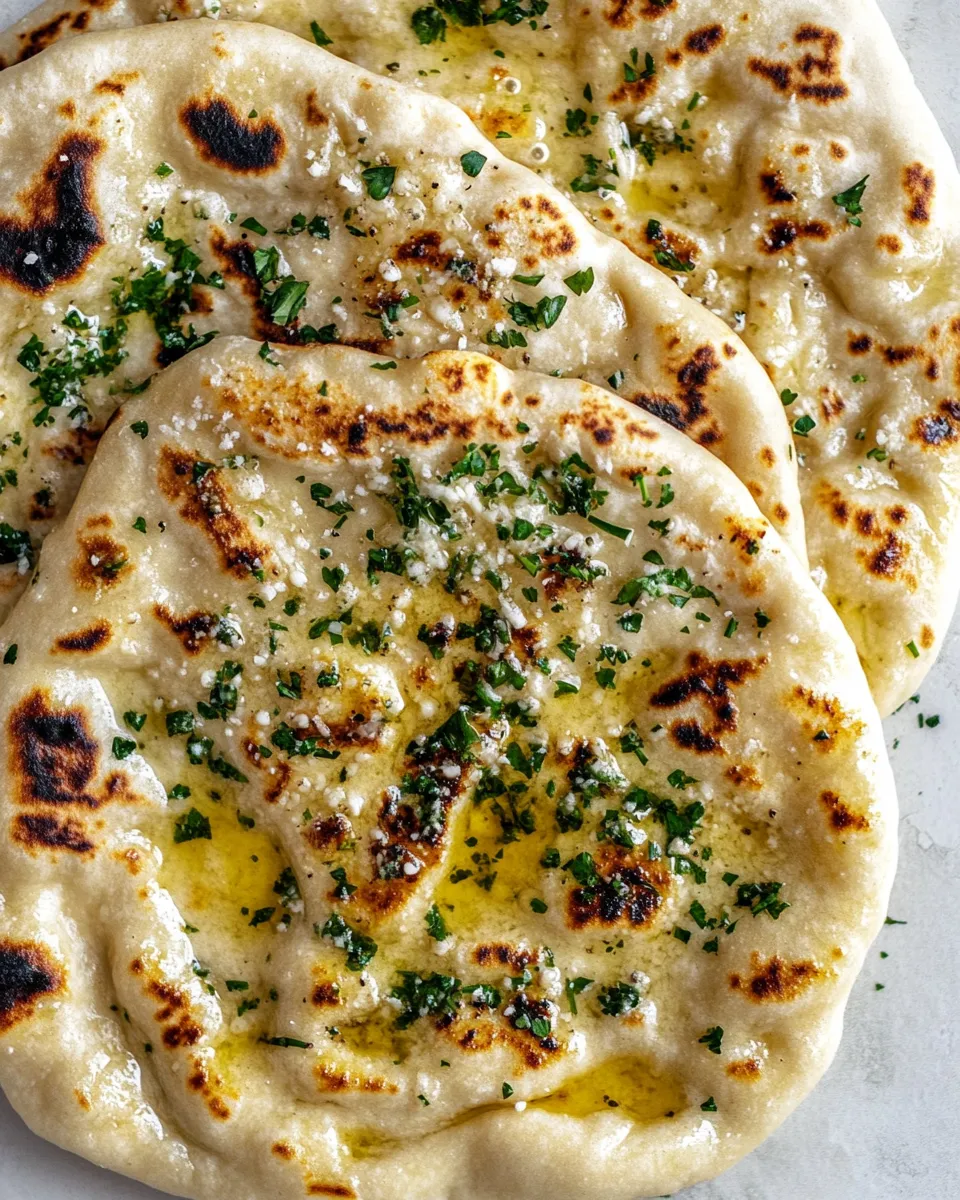 homemade Garlic Butter Naan. (aka, what you should make in your quarantine kitchen this weekend!) photo