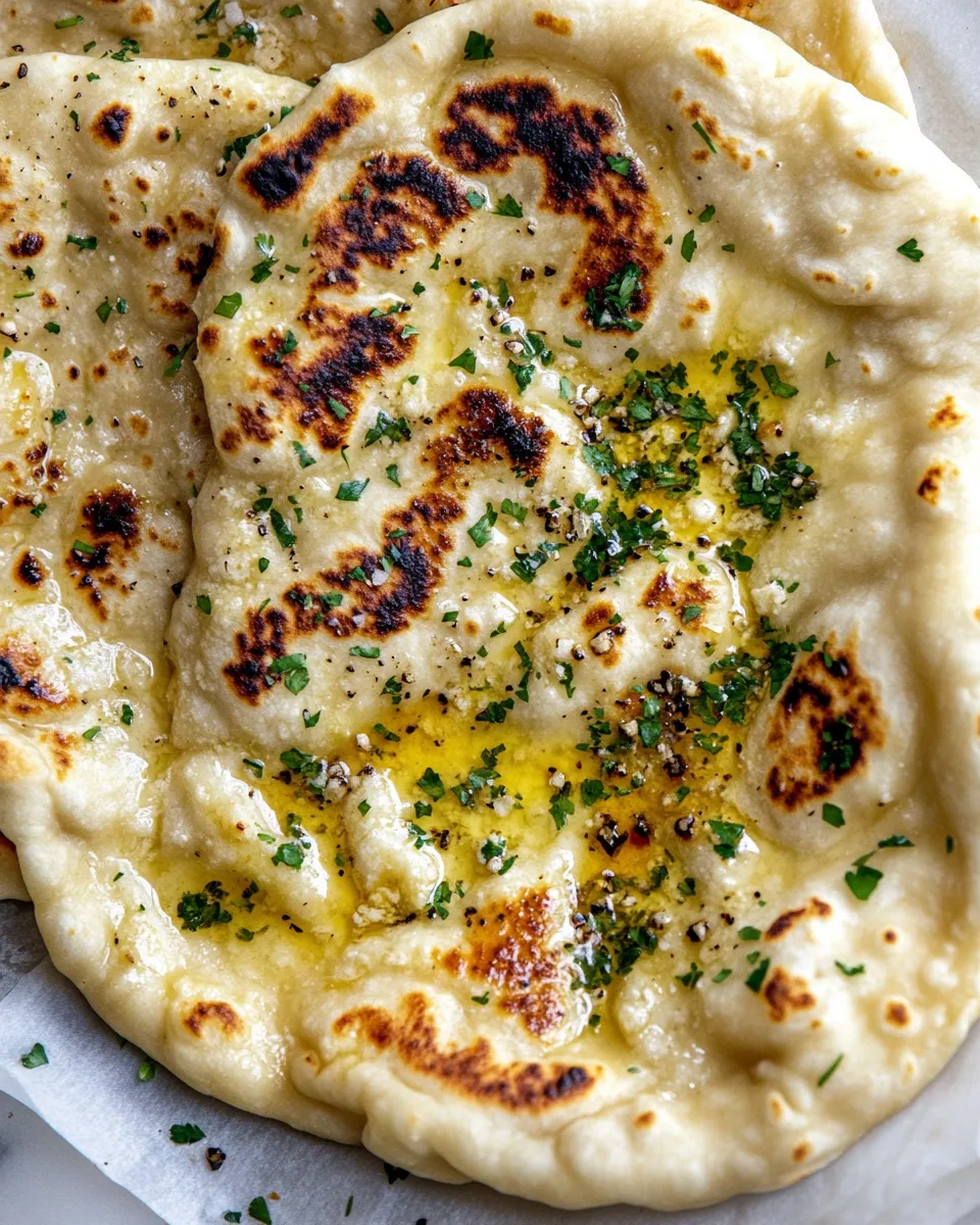 easy Garlic Butter Naan. (aka, what you should make in your quarantine kitchen this weekend!) picture