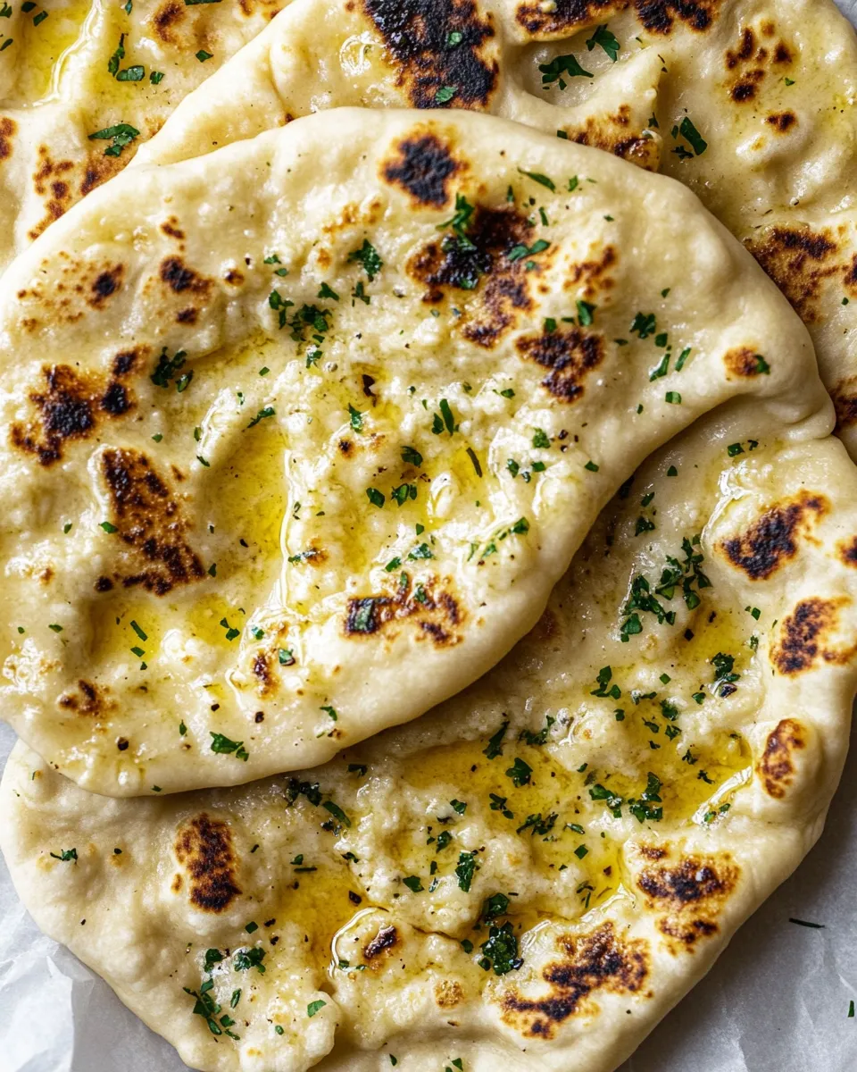 delicious Garlic Butter Naan. (aka, what you should make in your quarantine kitchen this weekend!) shot