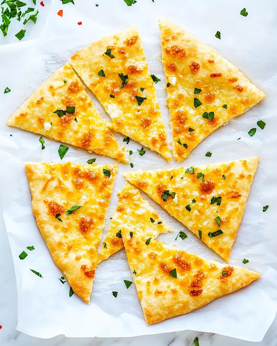 Classic Garlic Cheese Flatbread image