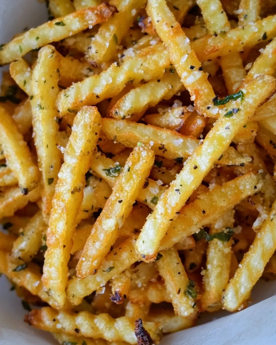 Homemade Garlic Fries Recipe photo