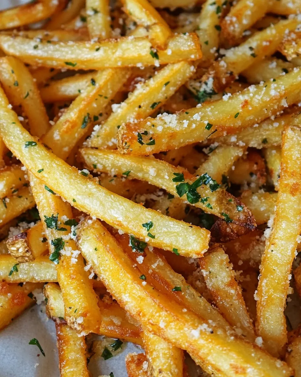 Delicious Garlic Fries Recipe shot