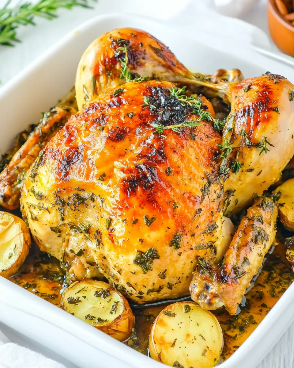 Delicious Garlic Herb Roast Chicken dish photo