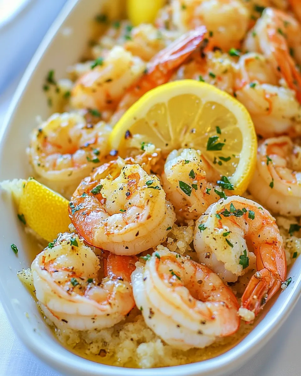 Delicious Garlic Lemon Butter Shrimp dish photo