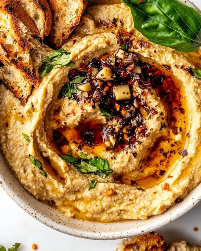 Homemade Garlic Miso Eggplant Dip photo