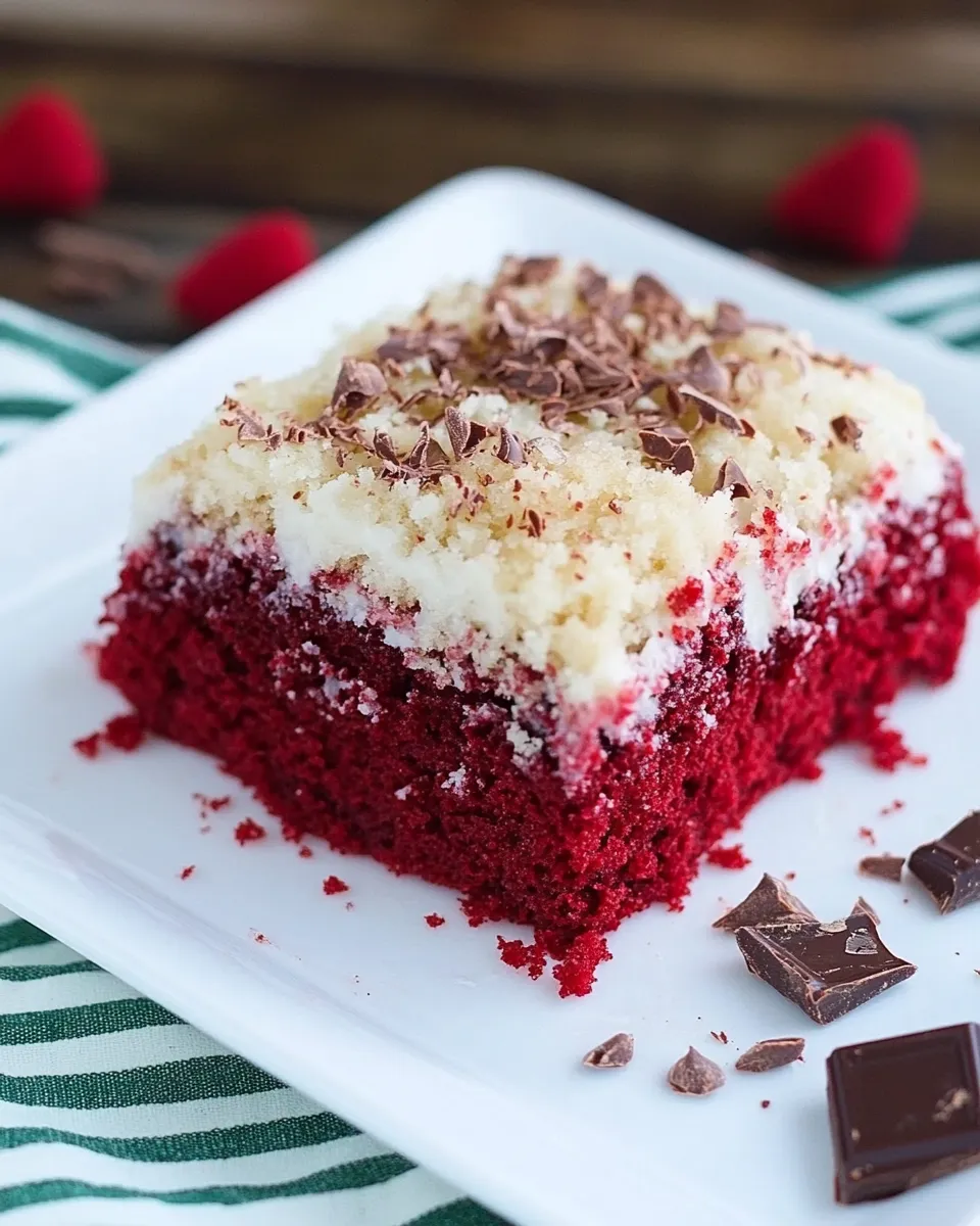 Classic German Chocolate-Red Velvet Cake image