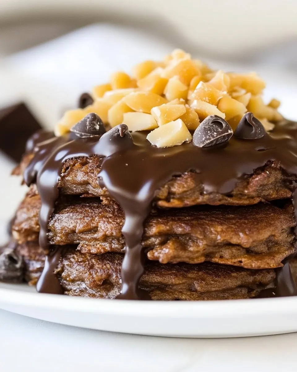 Classic German Chocolate Pancakes image