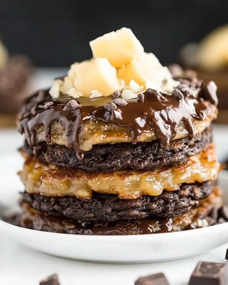 Delicious German Chocolate Pancakes dish photo