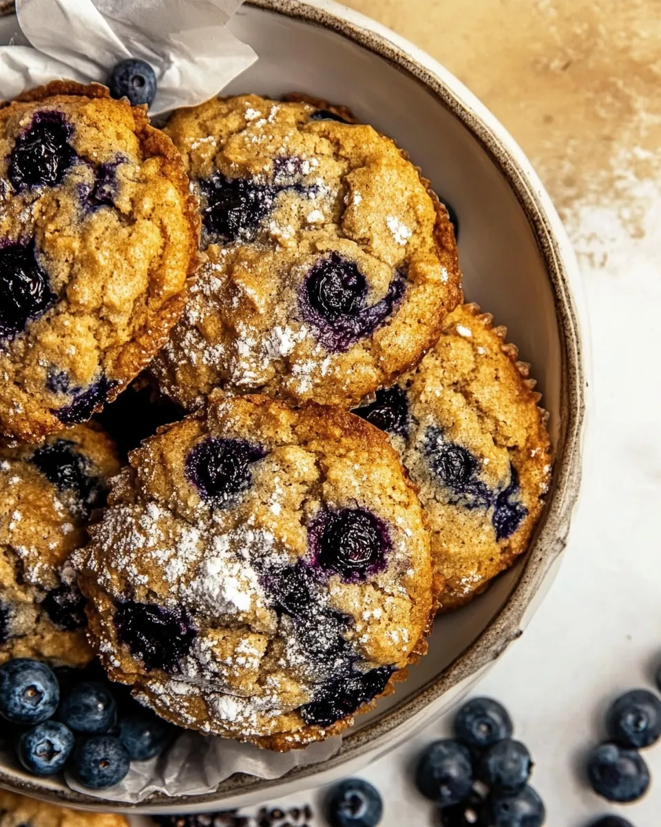 easy Giant Double Blueberry Muffin Cookies. picture