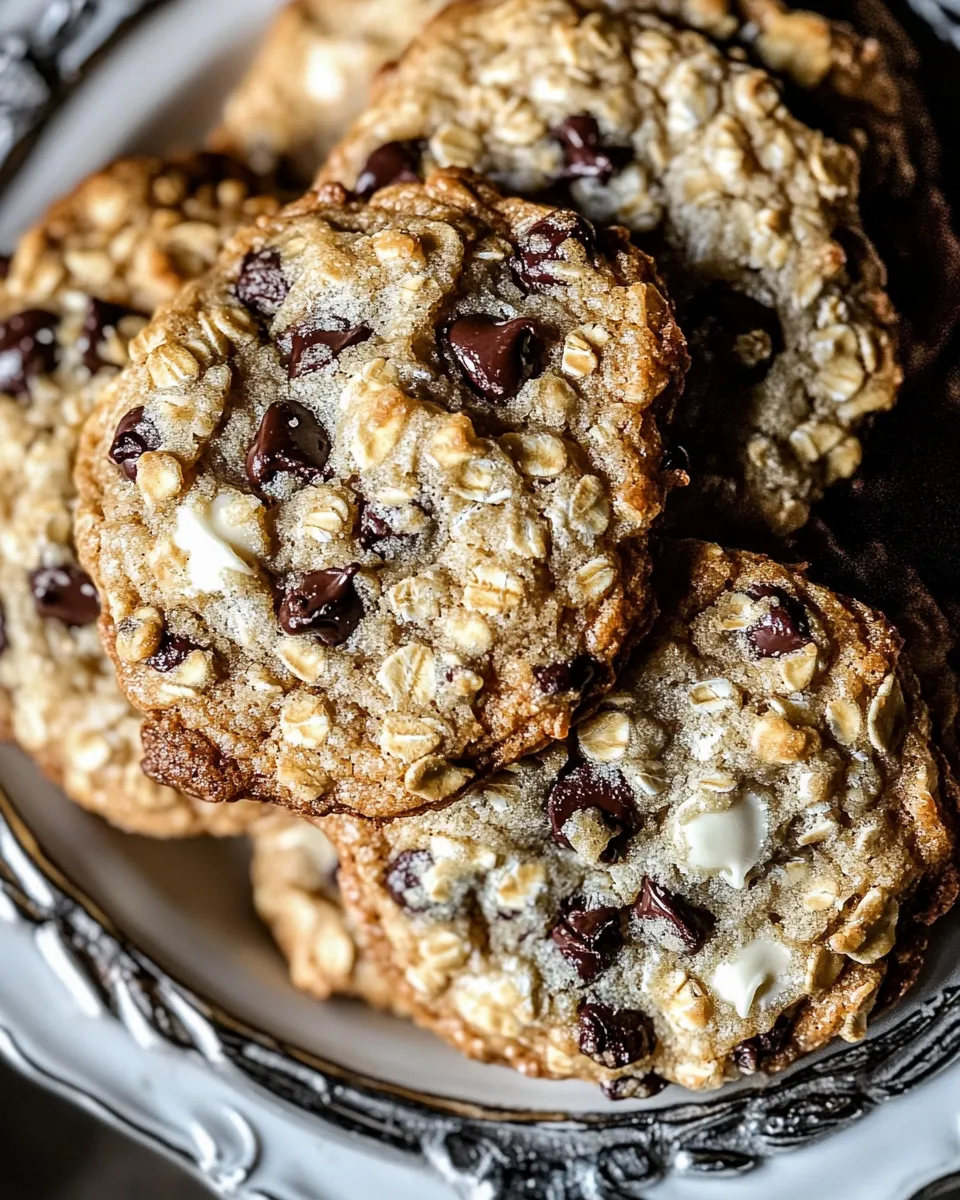 classic Giant Magic Oatmeal Chocolate Chip Cookies. image