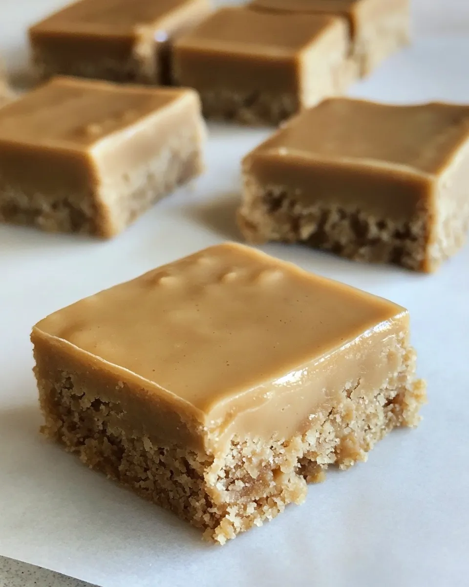Homemade Glazed Peanut Butter Bars photo