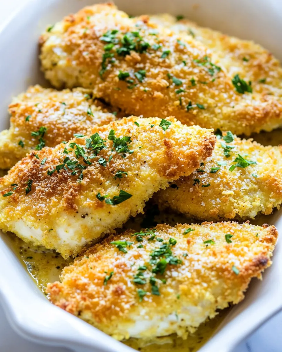 Classic Gluten-Free Baked Breaded Chicken image
