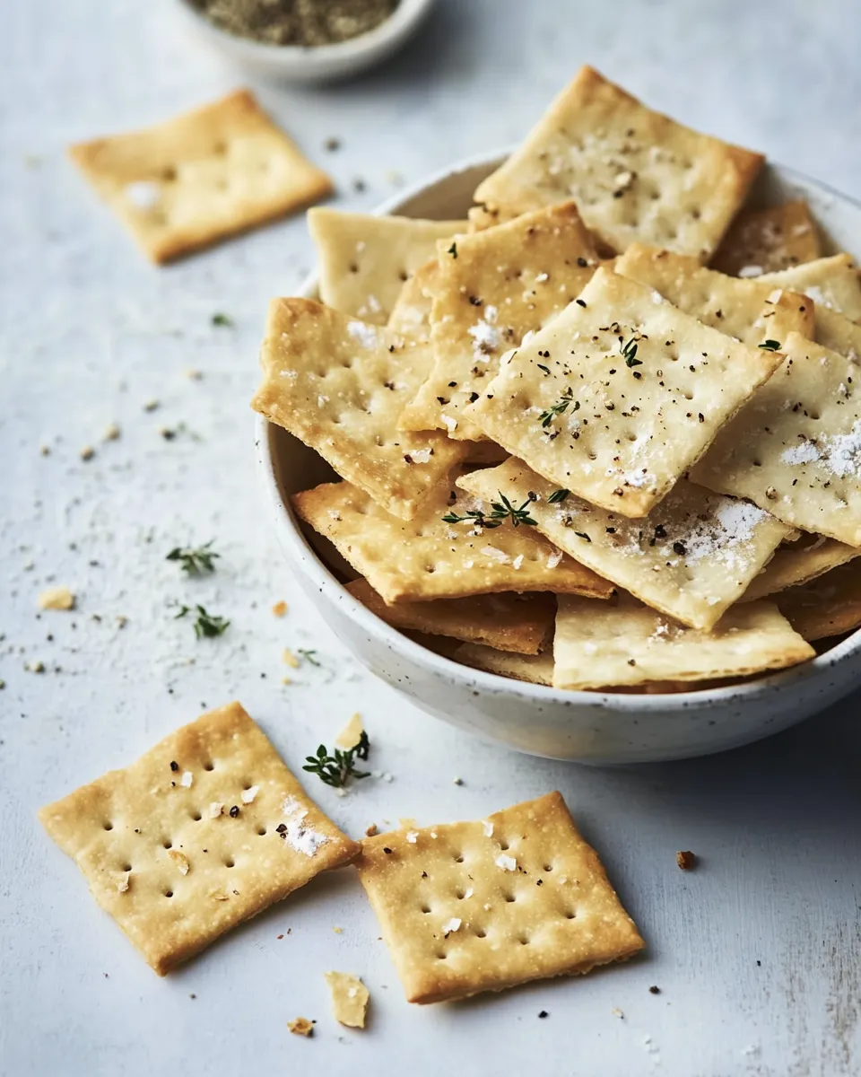 Easy Gluten-Free Crackers (Vegan) recipe image