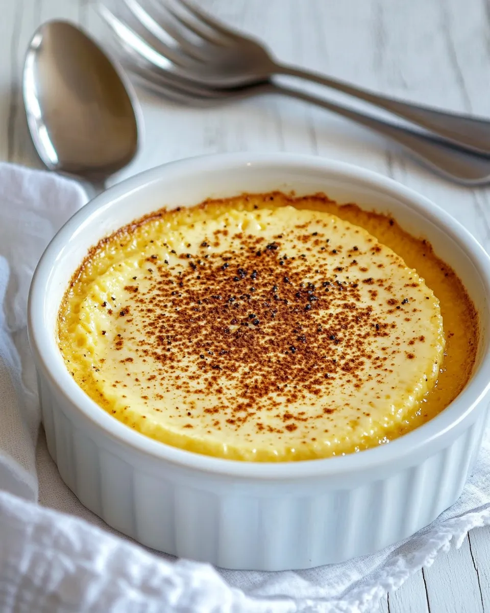 Homemade Gluten-Free Egg Custard with Honey photo
