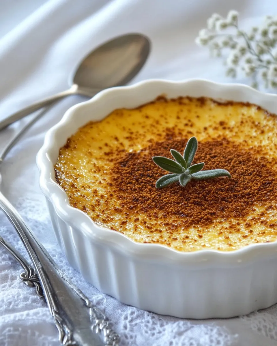 Easy Gluten-Free Egg Custard with Honey recipe image