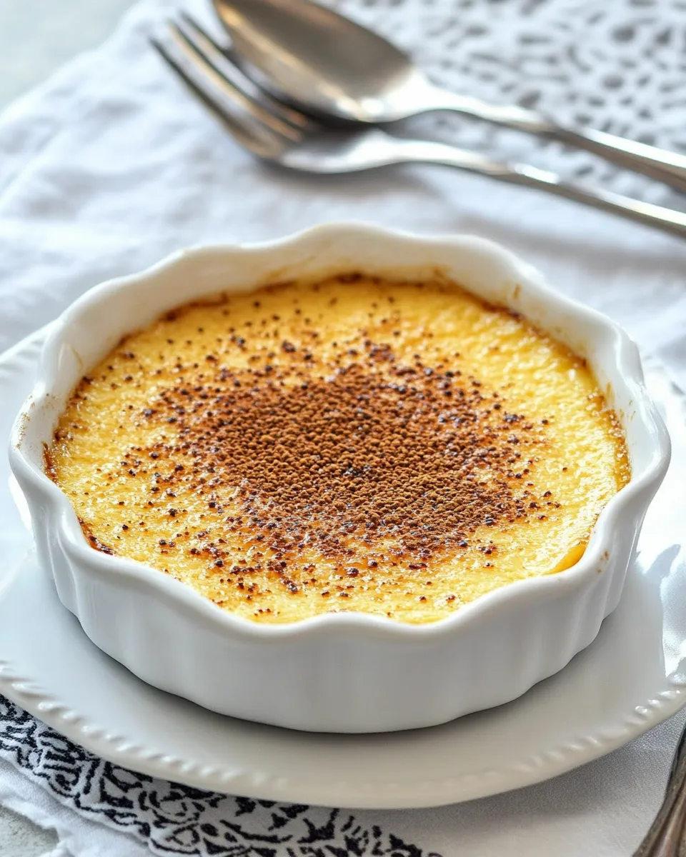 Delicious Gluten-Free Egg Custard with Honey dish photo