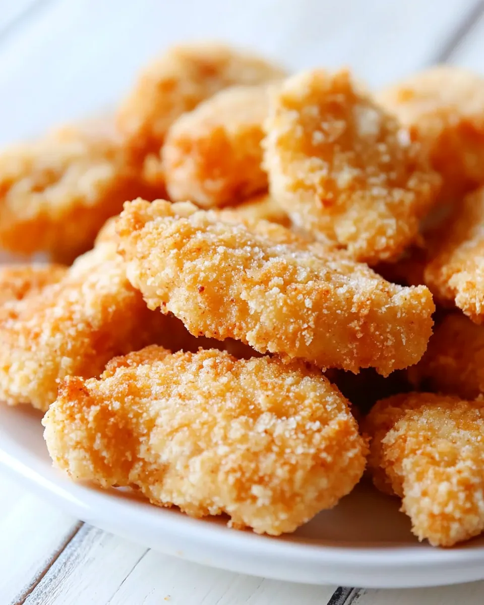 Classic Gluten Free Baked Chicken Nuggets Recipe image
