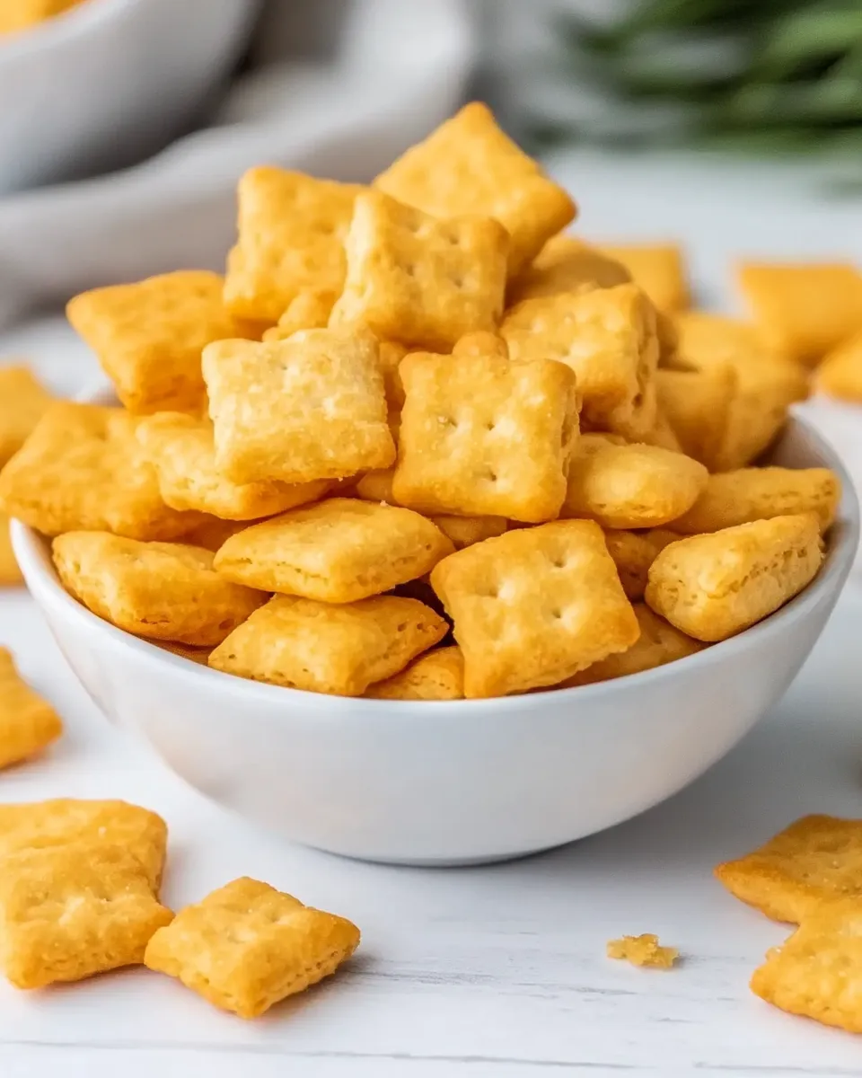 Easy Gluten Free Cheddar Crackers recipe photo