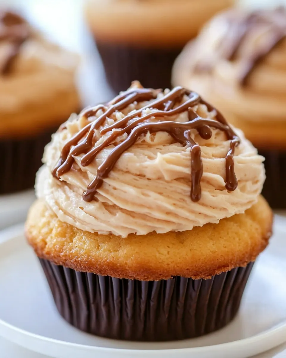 Easy Gluten Free Samoa Cupcakes recipe image