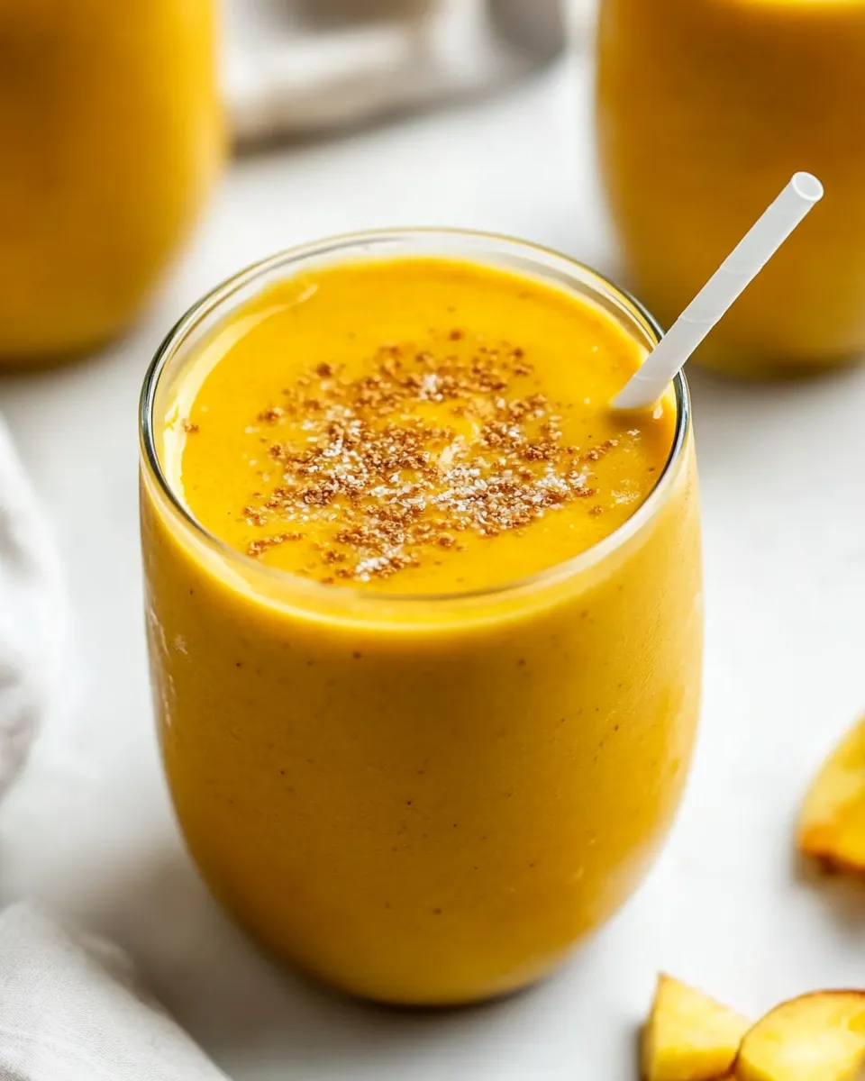 Easy Golden Milk Smoothie recipe photo