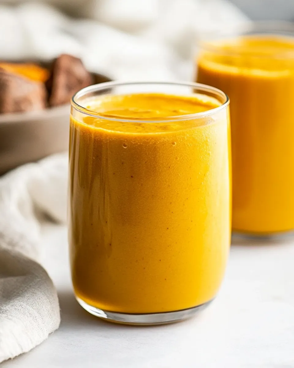 Delicious Golden Milk Smoothie shot
