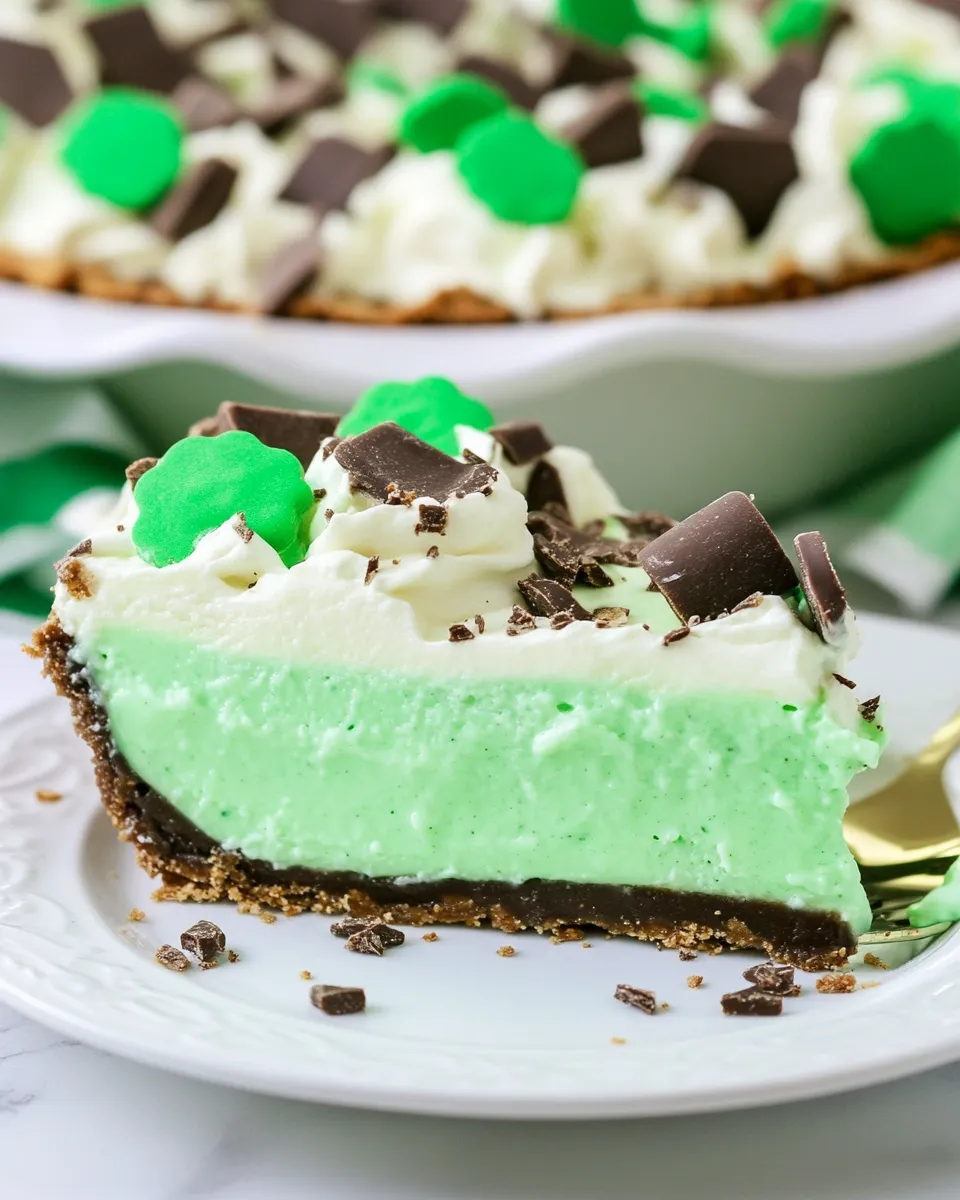 Homemade Grasshopper Pie photo
