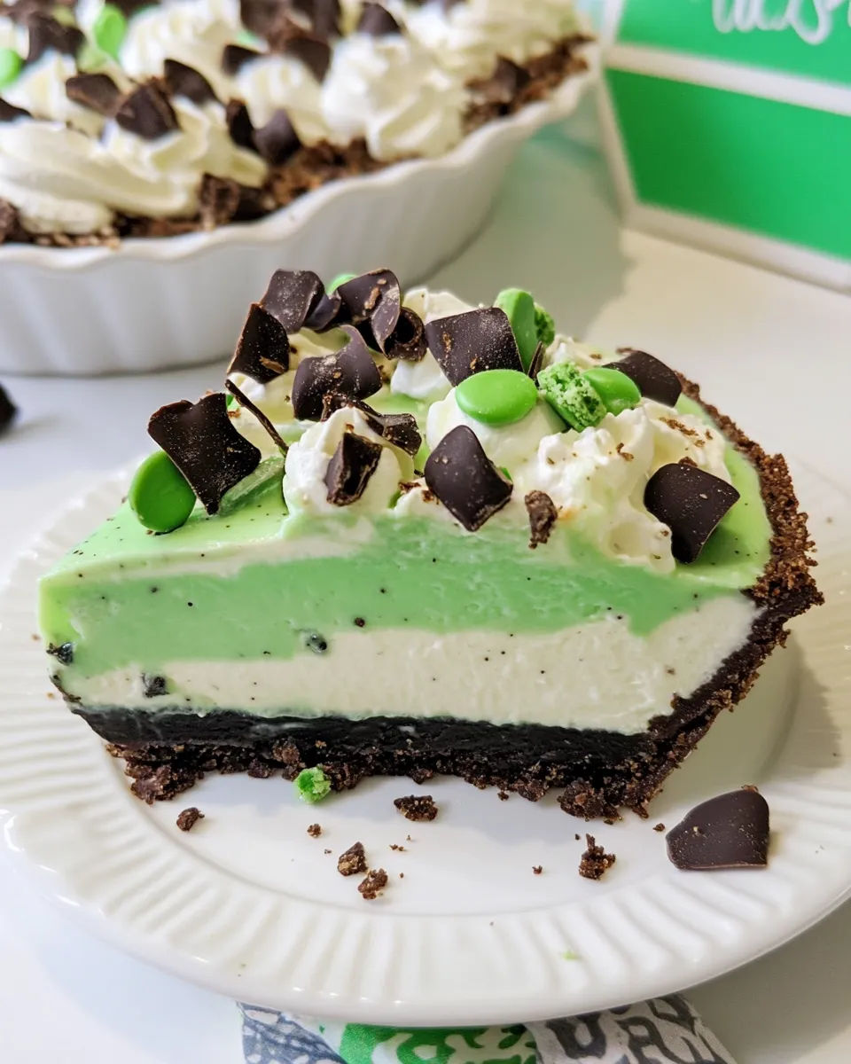 Classic Grasshopper Pie image