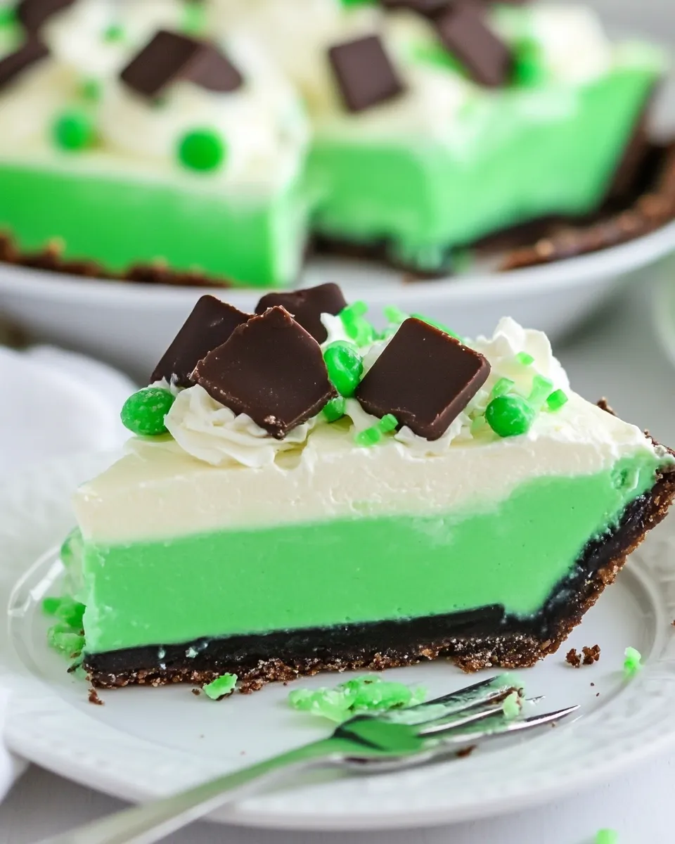 Delicious Grasshopper Pie recipe image
