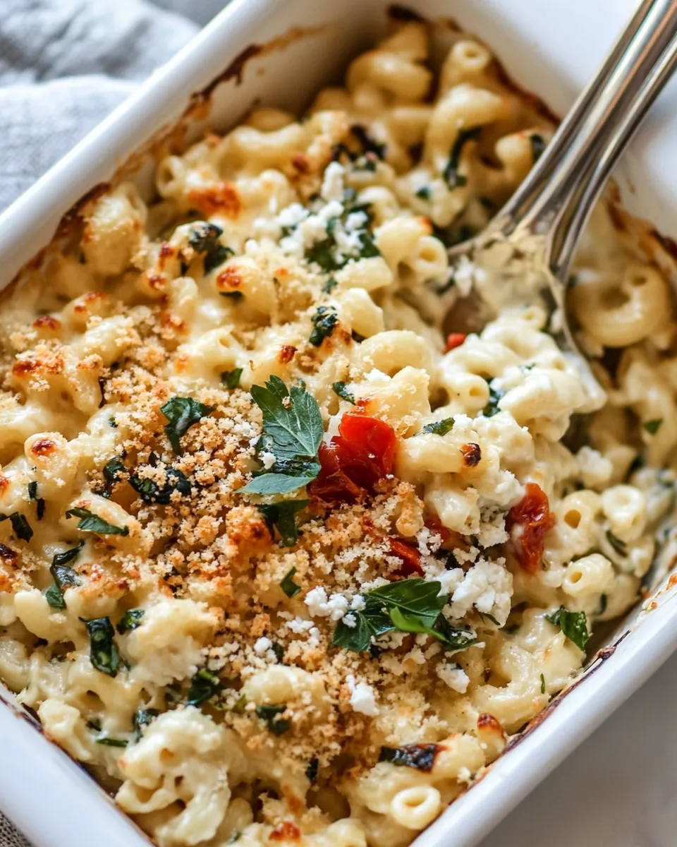Delicious Greek Mac and Cheese dish photo