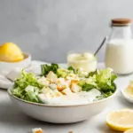 Homemade Greek Yogurt Caesar Salad Dressing photo