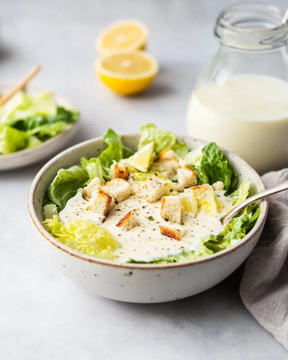 Classic Greek Yogurt Caesar Salad Dressing image