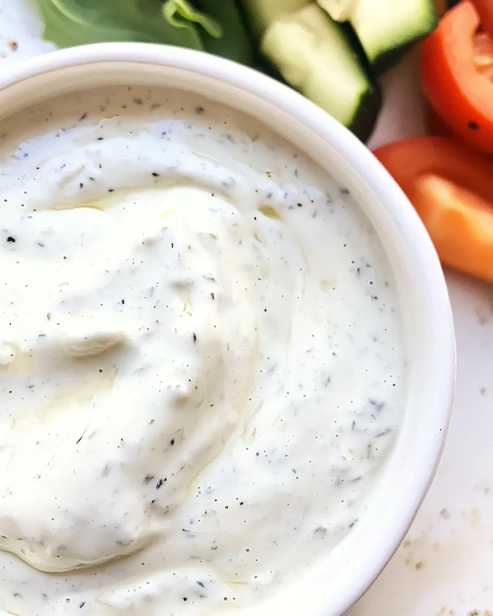 Homemade Greek Yogurt Veggie Dip photo