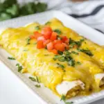 Homemade Green Chili Chicken Enchiladas photo