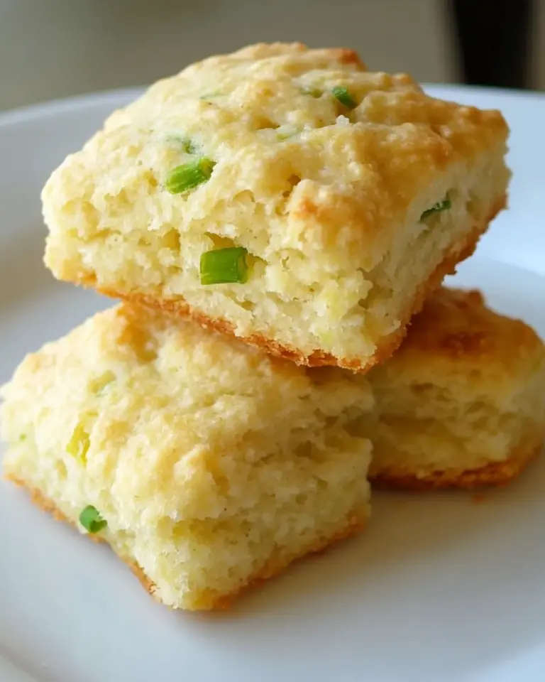 Homemade Green Onion Savory Scone Recipe photo