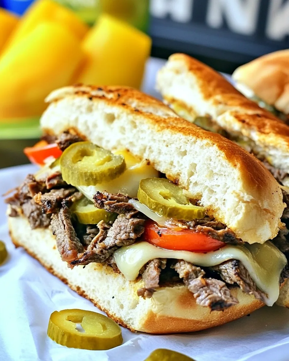 Classic Grilled Cheese Steak Sandwich image