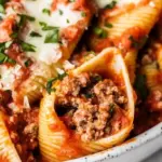 Homemade Ground Beef Stuffed Shells photo