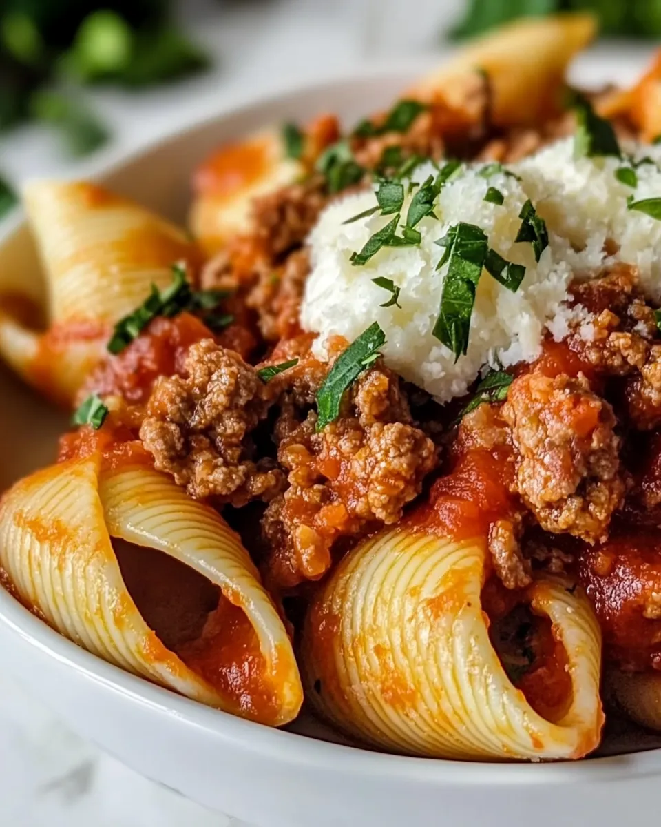 Delicious Ground Beef Stuffed Shells dish photo